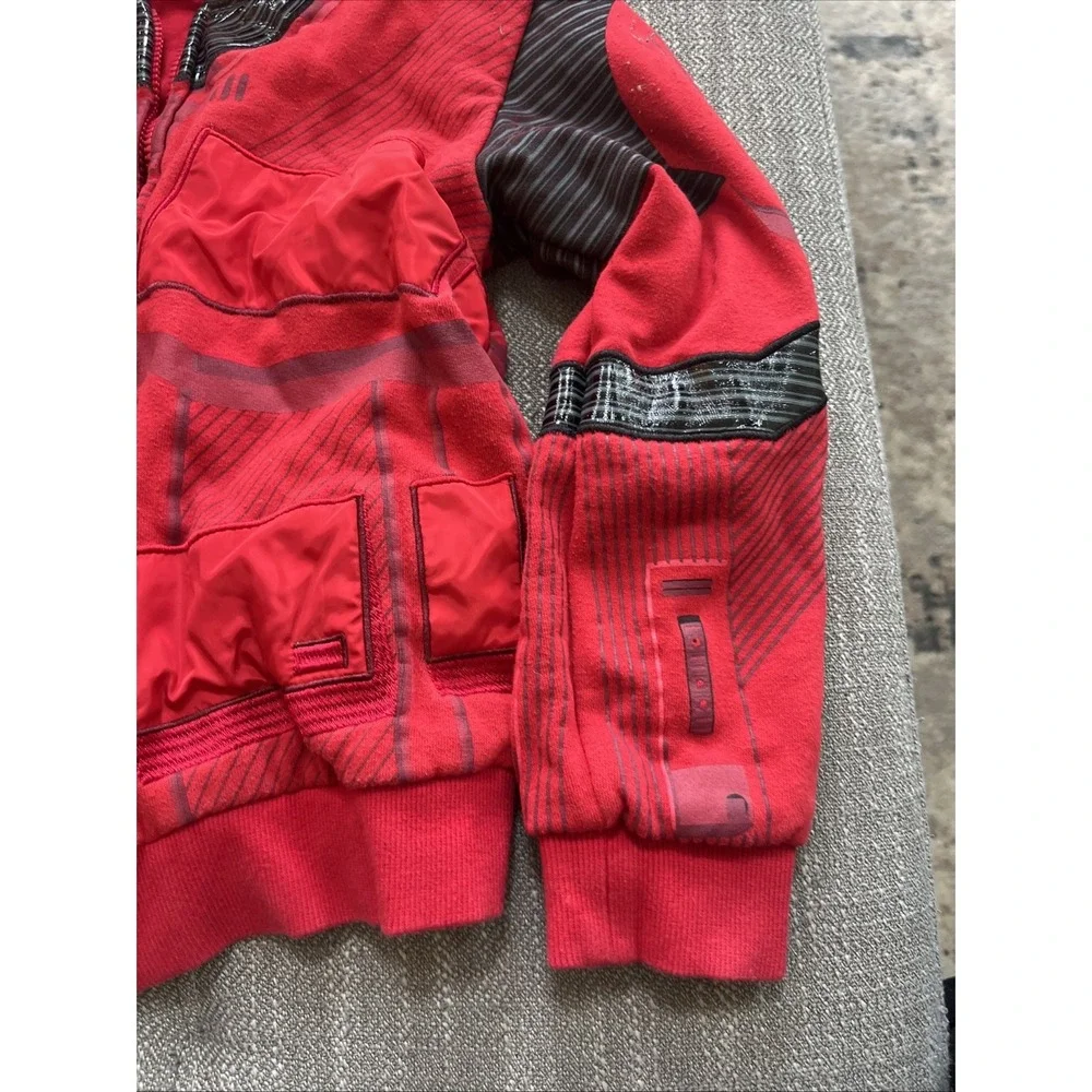 Disney Sith Trooper Zip-Up Hoodie Jacket Boys Star Wars Size 7/8 Preowned